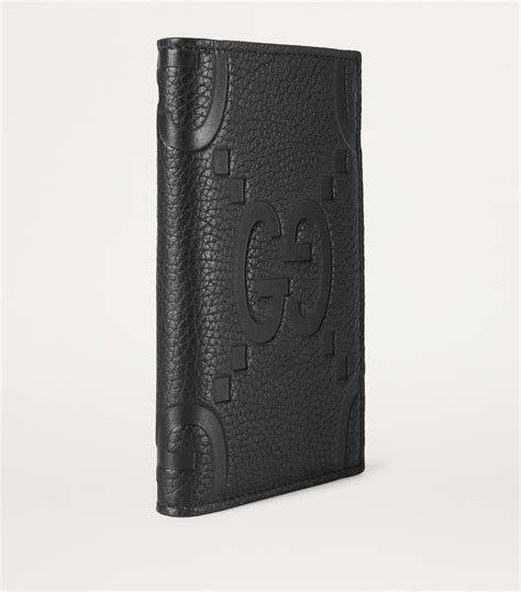 reisepass etui gucci|Jumbo GG passport case in Black Leather .